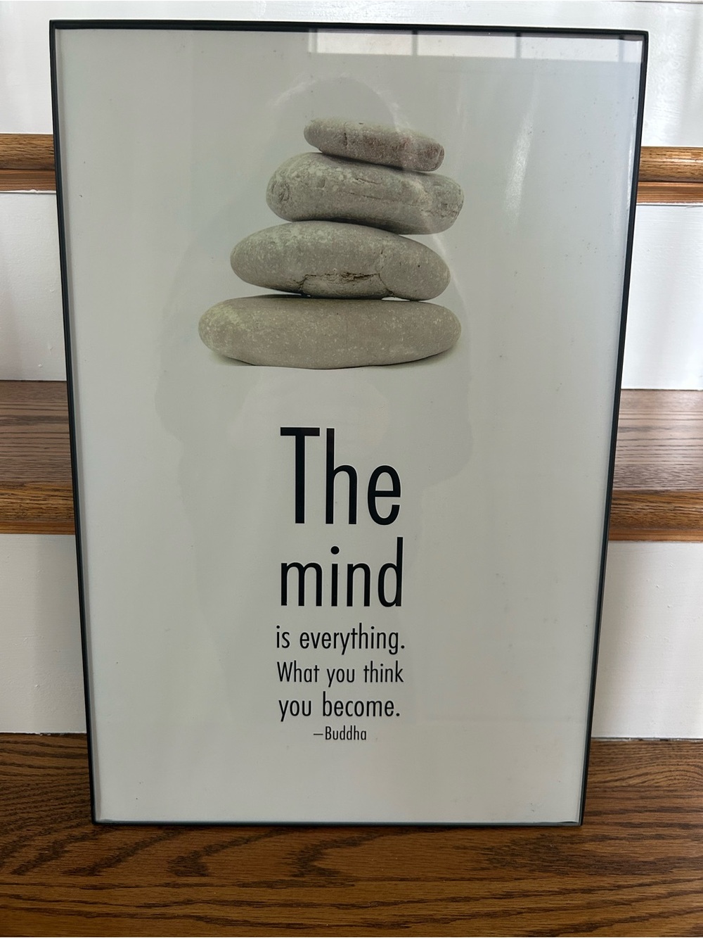 Buddha Quote Framed Text Print Wall Art
